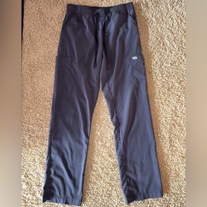 Gray Elevate by IRG scrub bottoms.